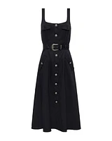 L'Agence Tazia A-Line Sleeveless Dress