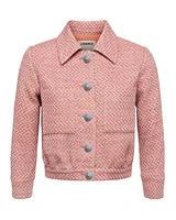 L'Agence Jia Tweed Crop Jacket