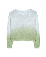 Luisa Cerano Linen Blend Ombre Sweater