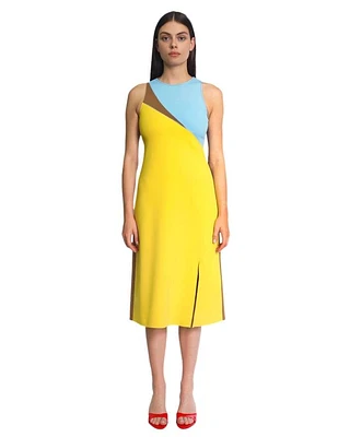 Marie Saint Pierre Kaela Colorblock Dress