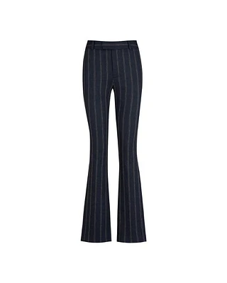 Smythe Striped Bootcut Denim Pant