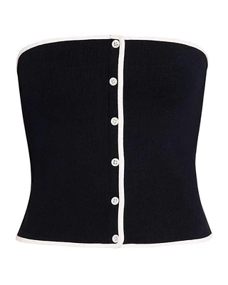Veronica Beard Valley Tube Top
