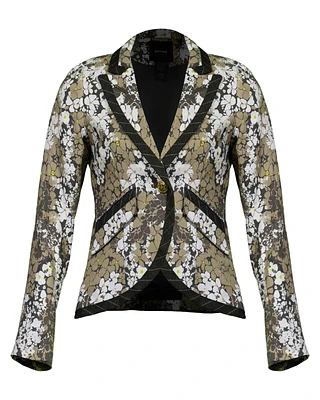 Taped One Button Blazer