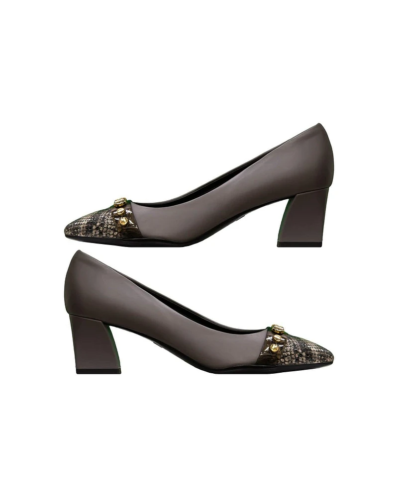 Snake Captoe Pump