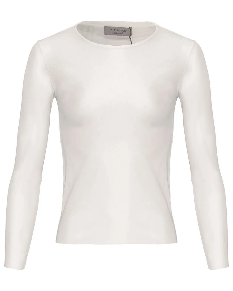 Mesh Pullover Ivory