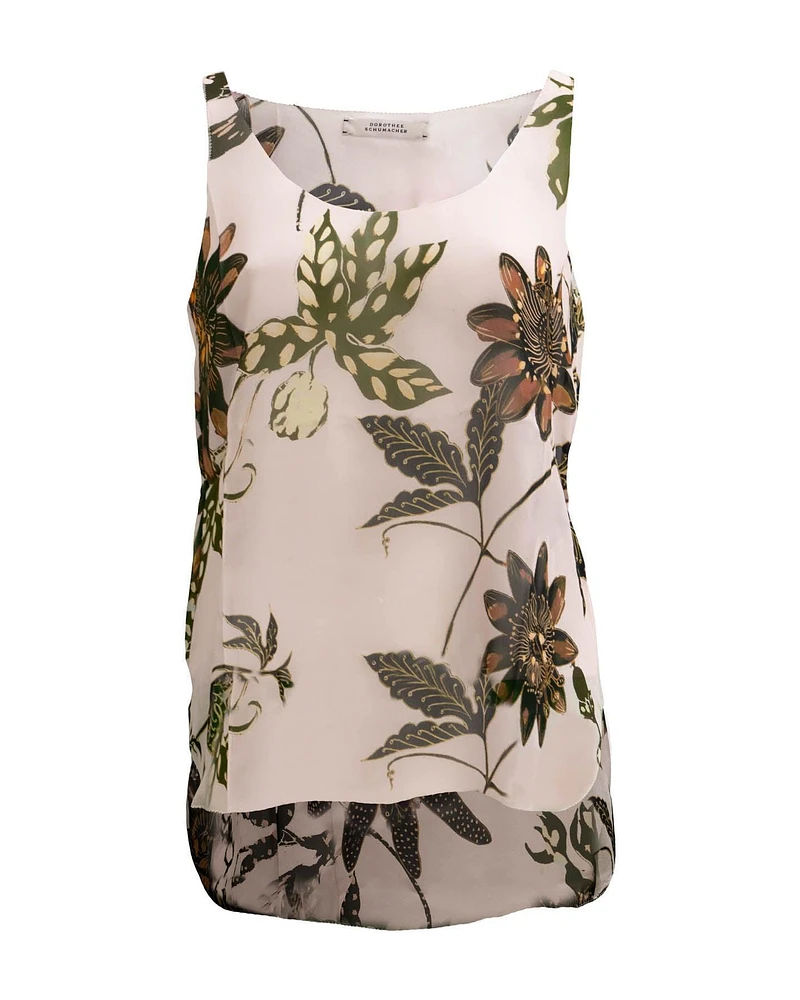 Floral Transparencies Tank