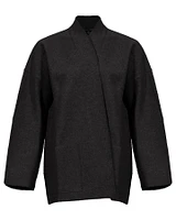 Wool High Collar Jacket