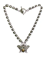Bee Crystal Necklace