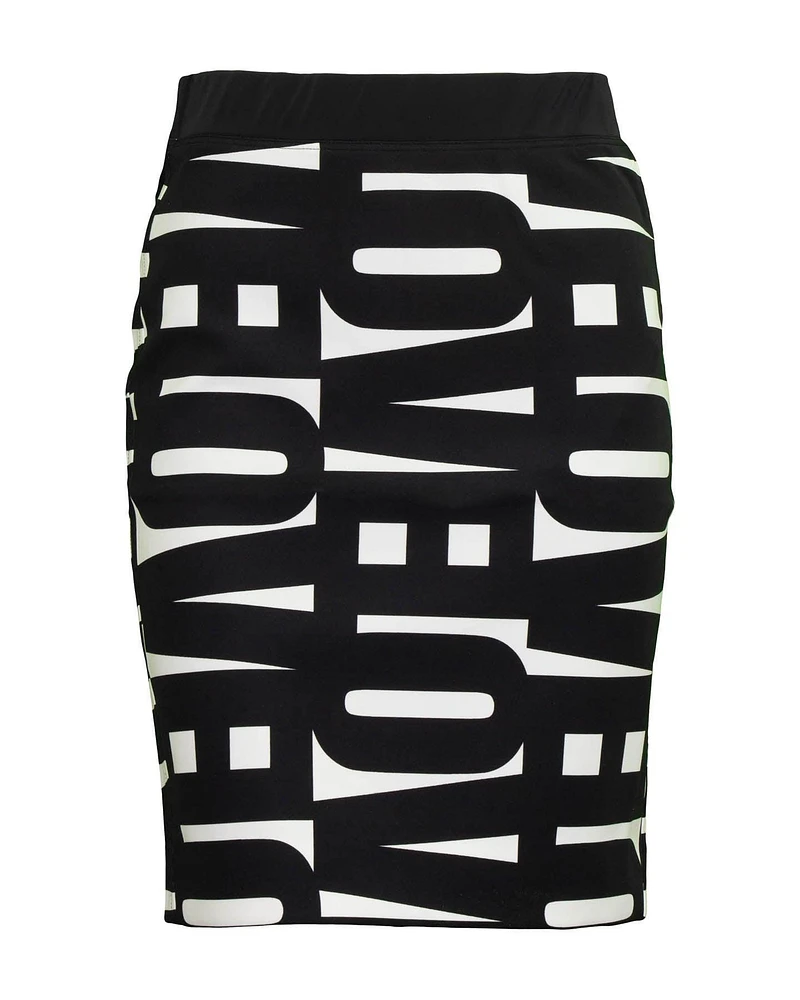 LOVE Lettering Pencil Skirt