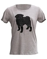 Pug Applique Tee