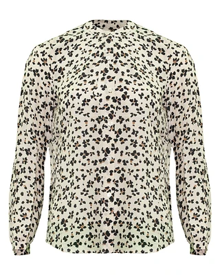 Eloise Ivory Floral Cheetah