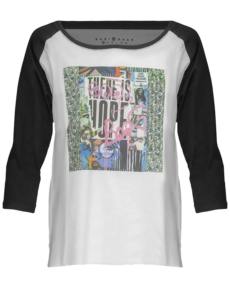 There Is Hope Black Sleeve T-Shirt