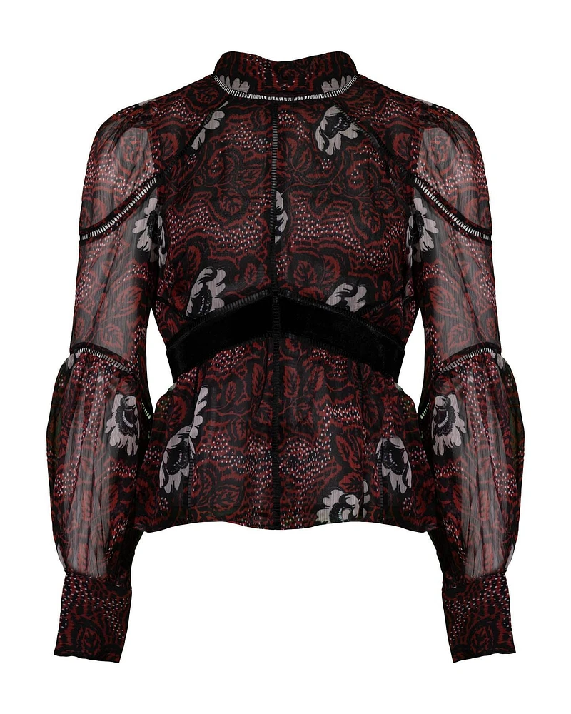 Alexxei Print Top