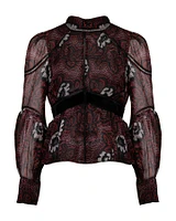 Alexxei Print Top