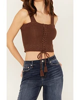 Shyanne Women's Tie-Front Sweater Tank
