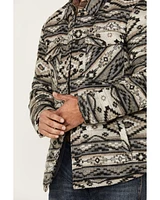 Rock & Roll Denim Men's Southwestern Quilted Snap Jacket