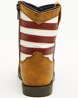 Smoky Mountain Toddler Stars and Stripes Western Boots - Square Toe