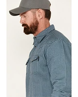 Cody James Men's FR Mid Weight Geo Print Long Sleeve Snap Western Shirt - Big & Tall
