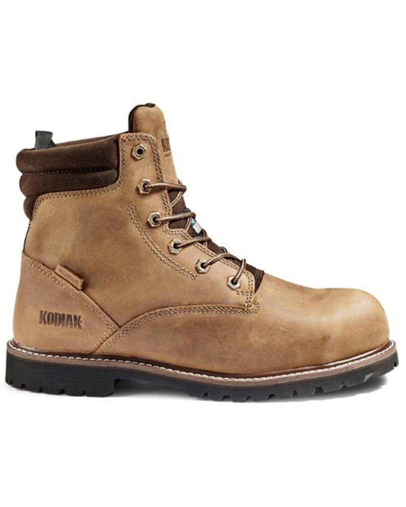 Kodiak Men's McKinney 6" Lace-Up Waterproof Work Boots - Composite Toe