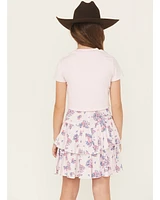 Sugar California Girls' T-Shirt Skirt Set - 2 Piece