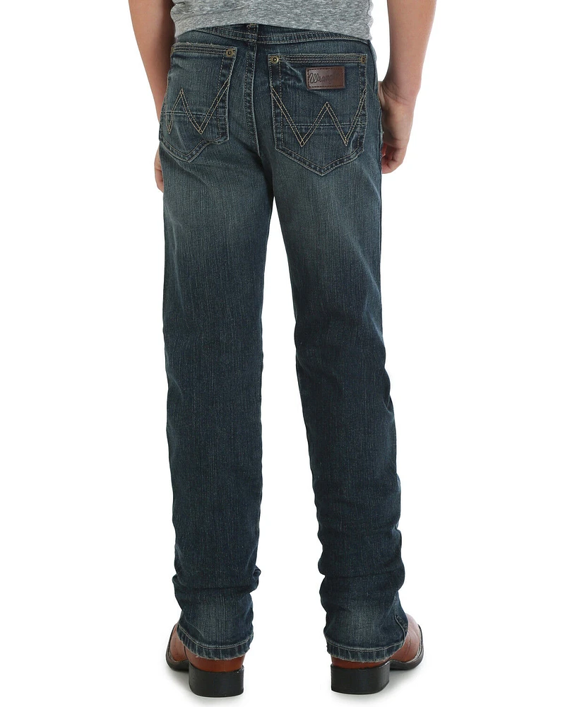 Wrangler Retro Boys' (8-16) Slim Straight Fit Jeans