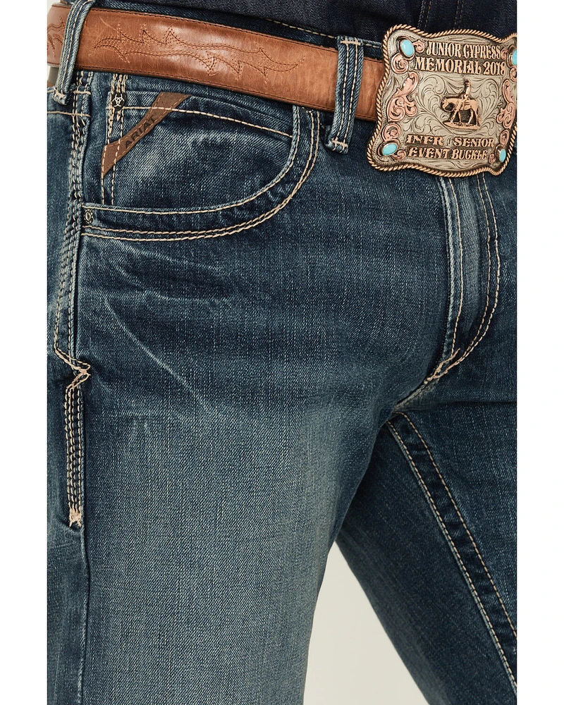 Ariat Men's M5 Gulch Medium Wash Low Rise Straight Denim Jeans