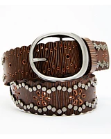 Shyanne Women's Studded Edge Starburst Belt
