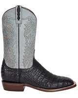 Lucchese Men's Exotic Caiman Western Boots - Broad Square Toe