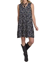 Roper Women's Floral Print Sleeveless Mini Dress