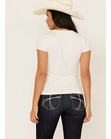RANK 45® Women's Stripe Logo Graphic Tee