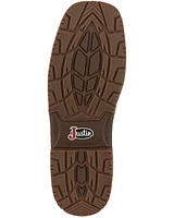 Justin Men's Broncy Waterproof Western Work Boots - Composite Toe