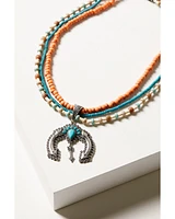 Shyanne Women's Wildflower Bloom Squash Blossom Arrow Necklace