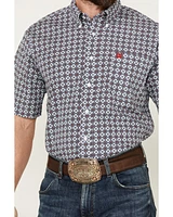 Cinch Men's Boot Barn Exclusive Medallion Print Short Sleeve Button-Down Western Shirt