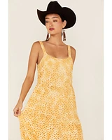 Jen's Pirate Booty Women's Flower Power Eyelet Lace Maxi Dress