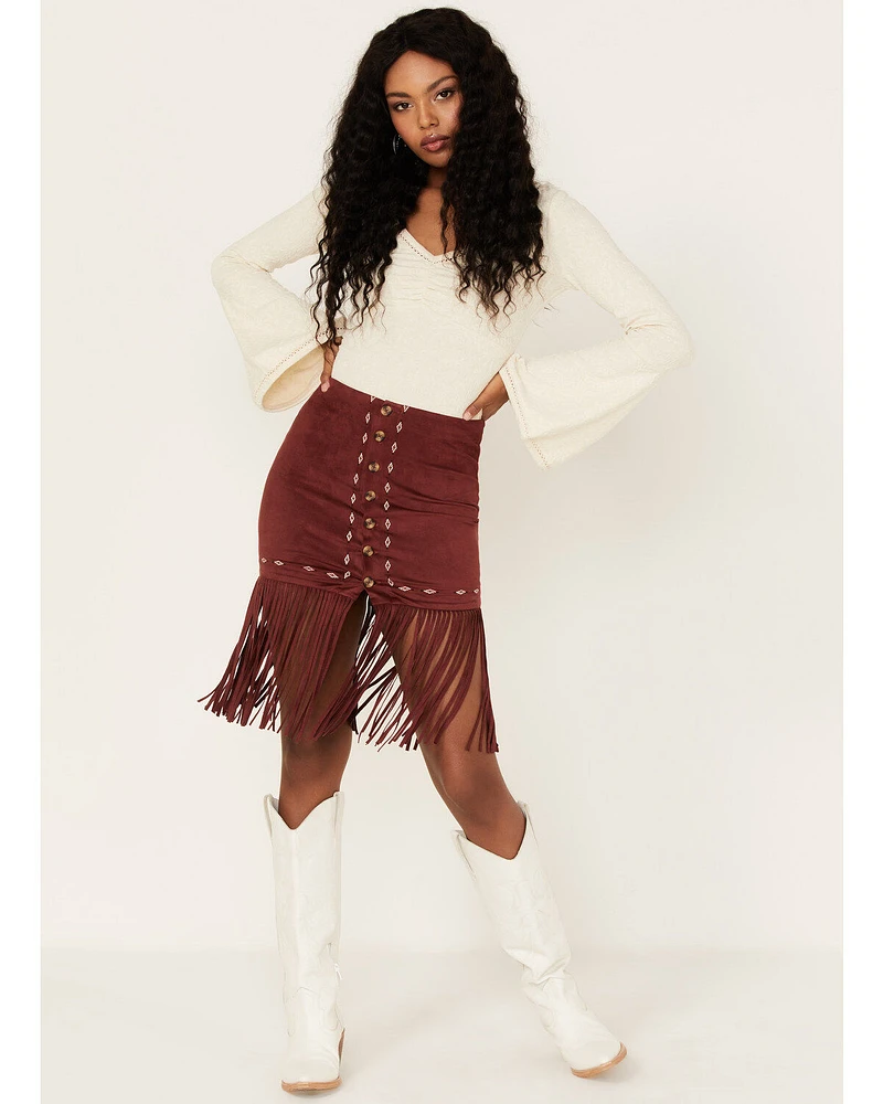 Shyanne Women's Deep V-Neck Bell Sleeve Crop Top