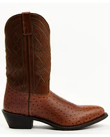 Laredo Men's Ostrich Print Western Boots - Round Toe