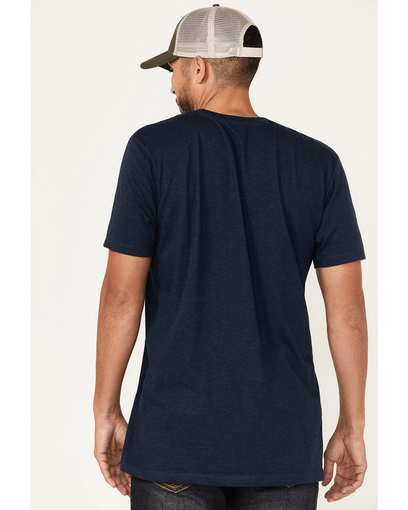 Moonshine Spirit Men's Wing Guitar Graphic Short Sleeve T-Shirt