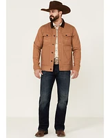 Blue Ranchwear Men's Copper Duck Canvas Button-Front Trucker Rust Jacket