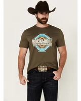 Rock & Roll Denim Men's Southwestern Print Logo Short Sleeve Graphic T-Shirt