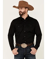 Cody James Men's Solid Treadstone Long Sleeve Snap Western Shirt - Big