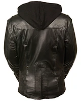 Milwaukee Leather Women's 3/4 Jacket With Reflective Tribal Detail - 4X