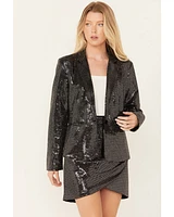 Molly Bracken Women's Sequins Blazer