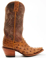 Shyanne Women's Daisie Exotic Full Quill Ostrich Western Boots - Snip Toe