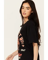 Wrangler X Diamond Cross Ranch Women's Wild Bear Short Sleeve Graphic Tee
