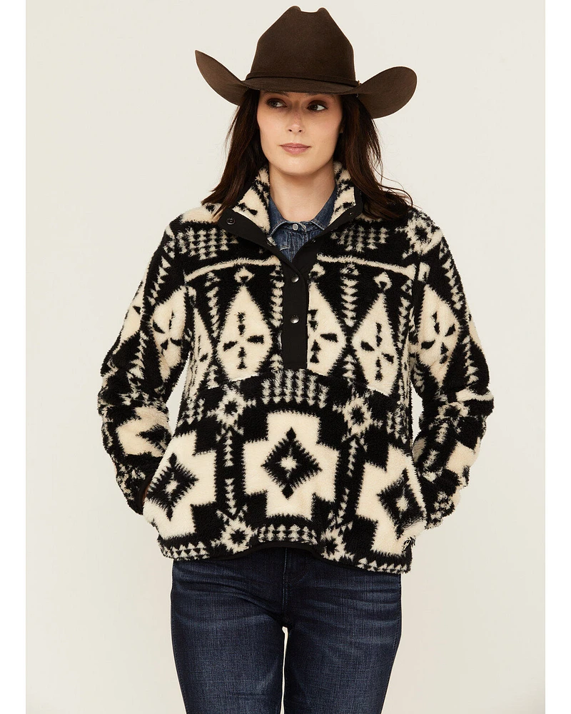Ariat Women's Berber Southwestern Print Sherpa Pullover