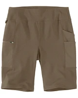 Carhartt Women's Force Fitted Lightweight Utility Work Shorts - Plus