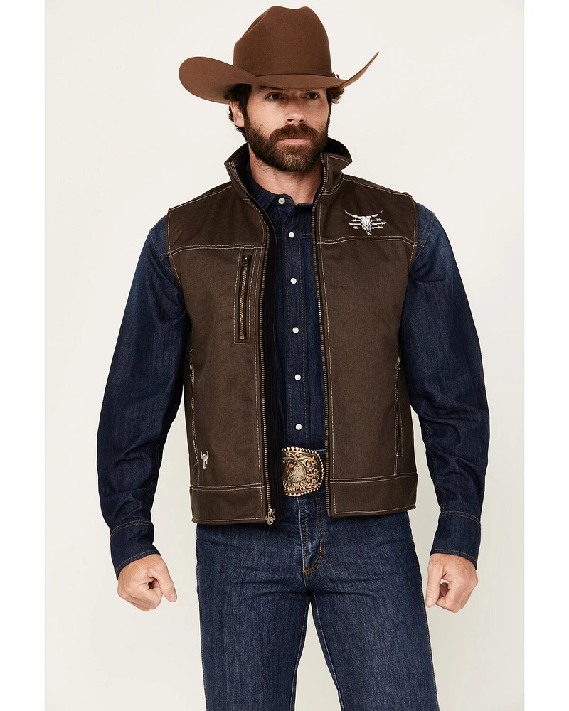 Cowboy Hardware Men's Live Free Woodsman Softshell Vest