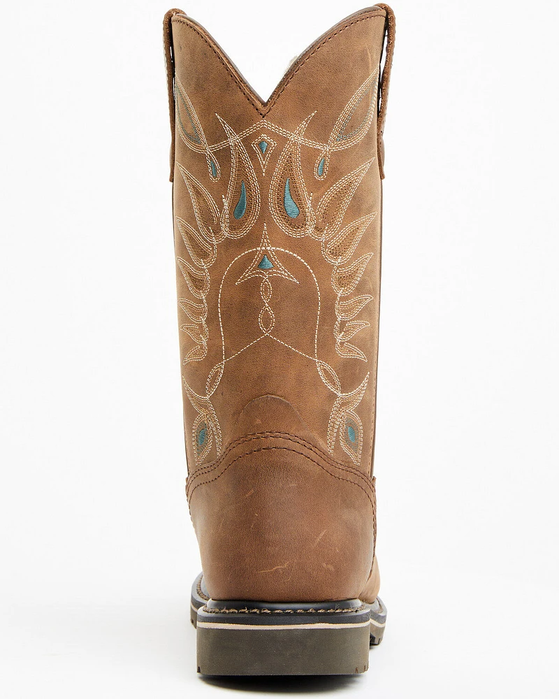 Shyanne Women's Pull-On Western Work Boots - Composite Toe