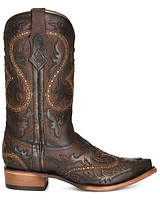 Corral Men's Embroidered and Embellished Western Boots - Snip Toe