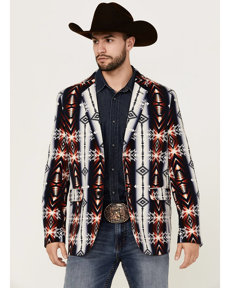 Rock & Roll Denim Men's Southwestern Print Sportcoat